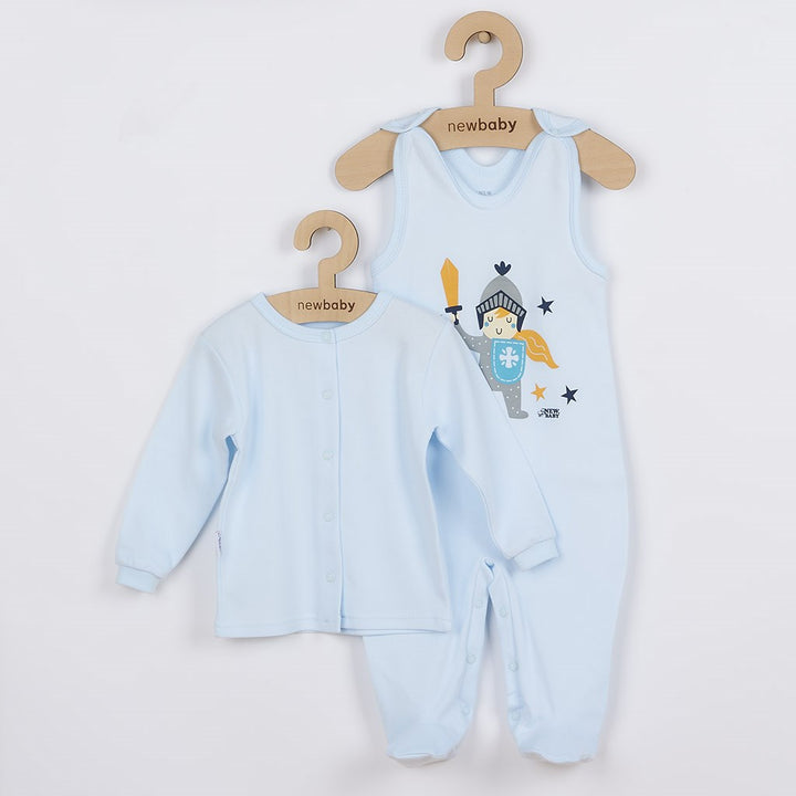 2-delige katoenen babyset New Little Knight, maat 80 (9-12 mnd)
