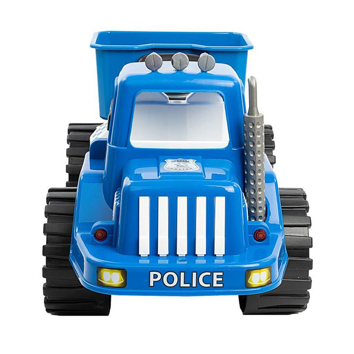 Kinderpolitieloopauto BAYO POLICE 70 cm blauw