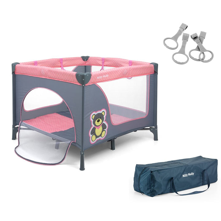Milly Mally Fun roze beer opvouwbare box