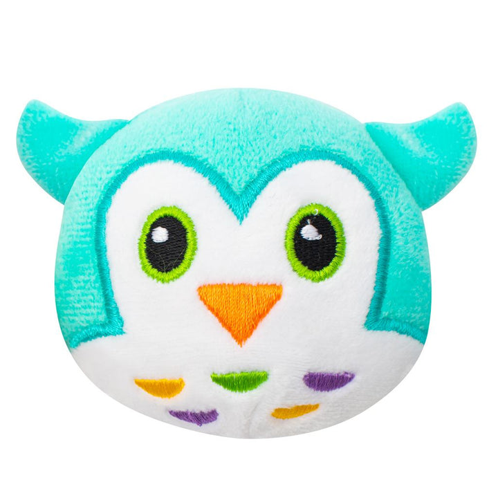 Baby Mix muis en uil pluche kinderwagenrammelaar