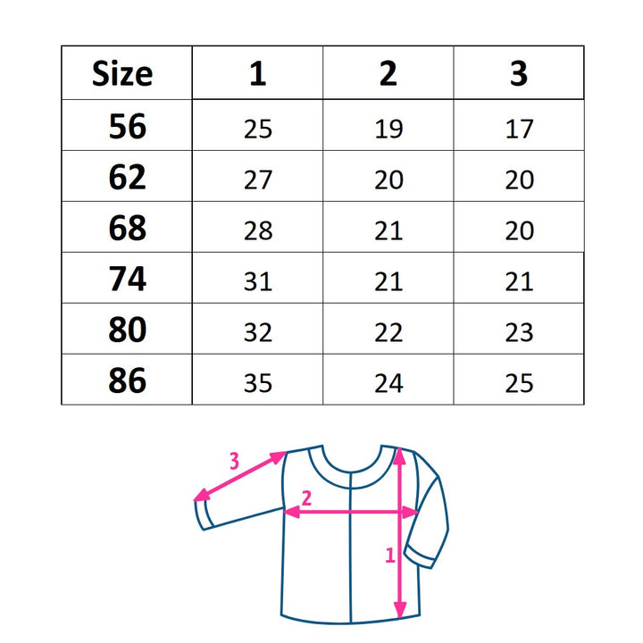 Katoenen babyjasje New Baby Great Idea, maat 80 (9-12 mnd)