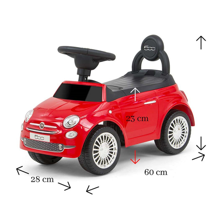 Milly Mally FIAT rood kinderloopauto