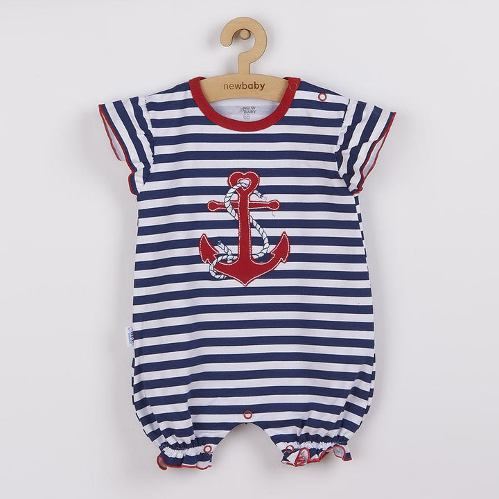 Meisjes zomerboxpak New Baby Marine, maat 56 (0-3 mnd)