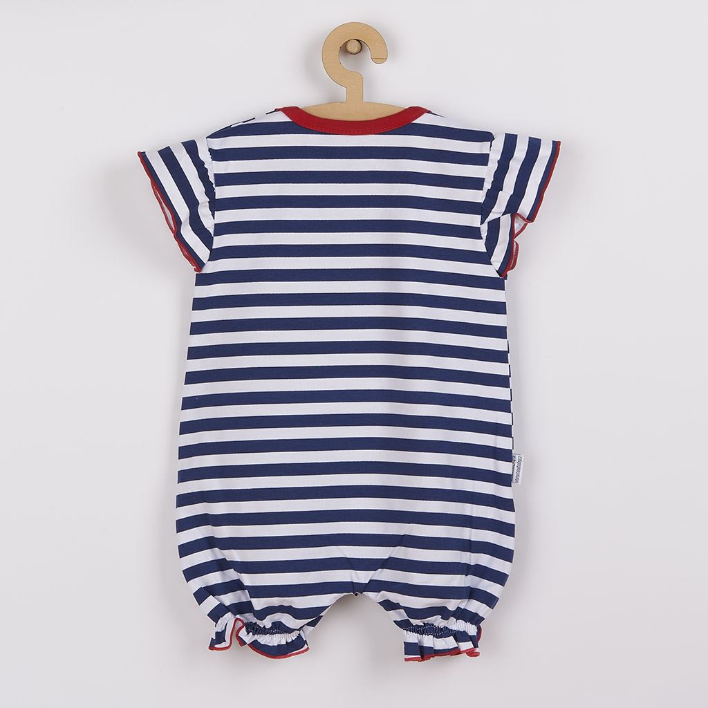 Meisjes zomerboxpak New Baby Marine, maat 56 (0-3 mnd)