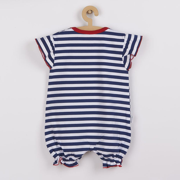 Meisjes zomerboxpak New Baby Marine, maat 56 (0-3 mnd)