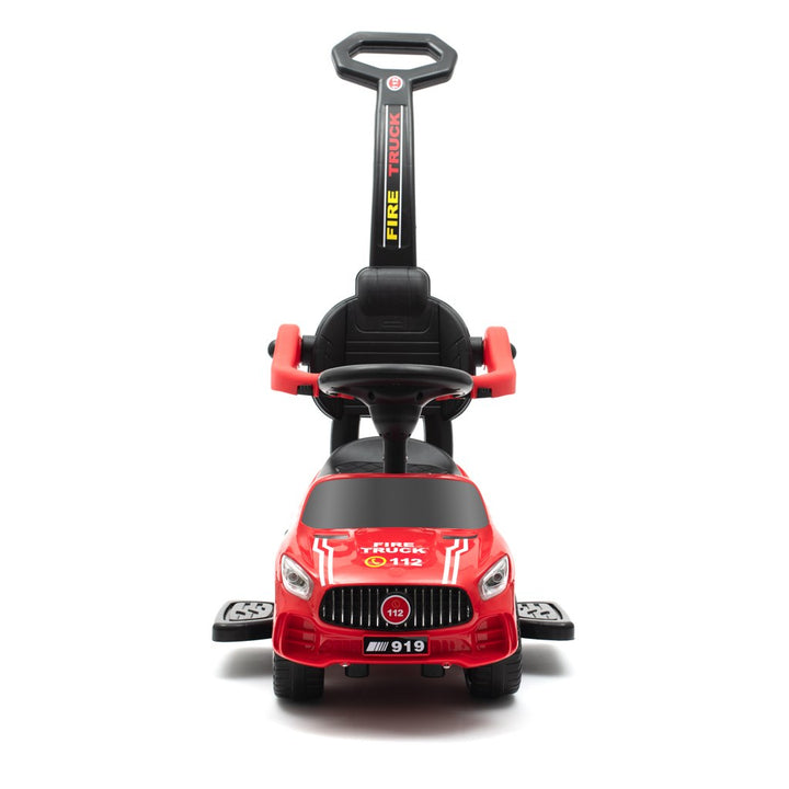 Baby Mix HASSIC rood loopauto met geluid en duwstang