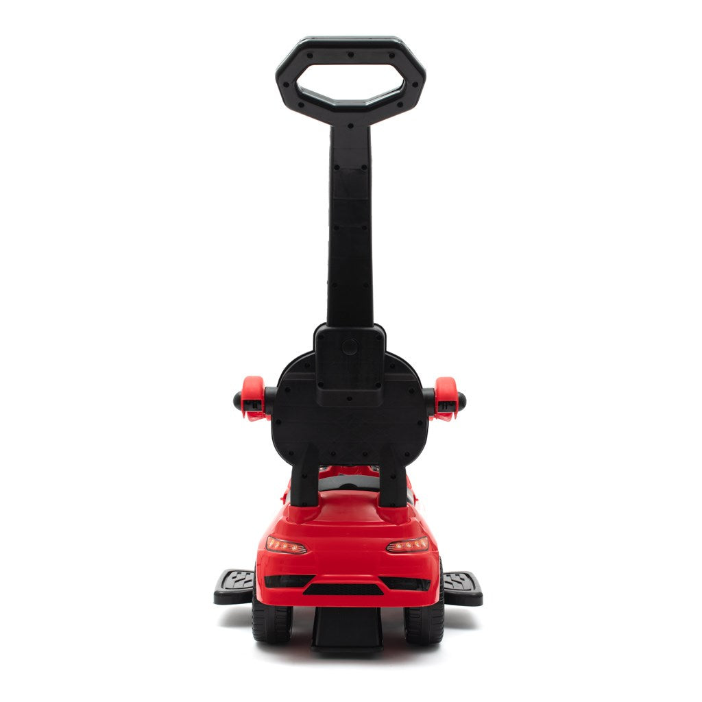Baby Mix HASSIC rood loopauto met geluid en duwstang