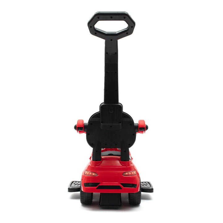 Baby Mix HASSIC rood loopauto met geluid en duwstang