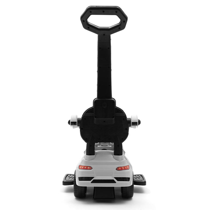 Baby Mix RACER wit loopauto met geluid en duwstang