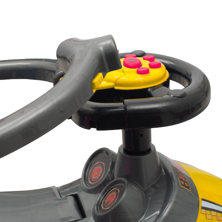 Baby Mix Mega Car geel 3-in-1 Baby Mix Mega Car