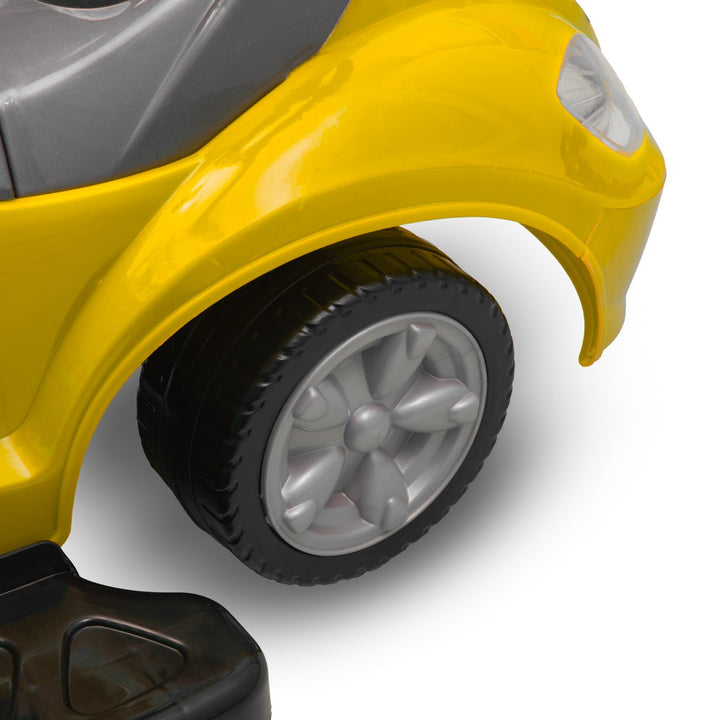 Baby Mix Mega Car geel 3-in-1 Baby Mix Mega Car
