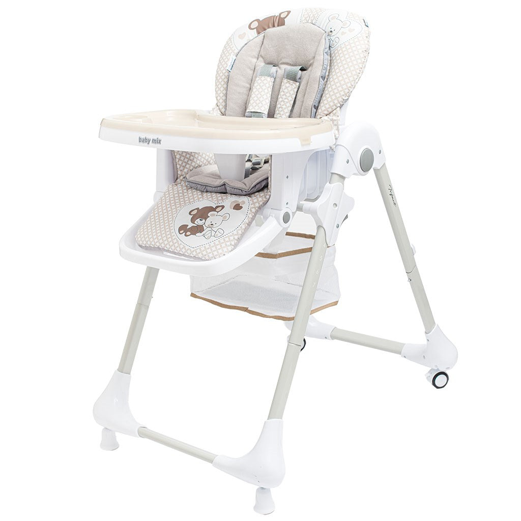 Baby Mix kinderstoel latte
