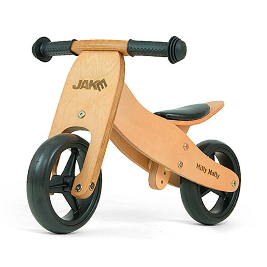 Multifunctionele 2-in-1 kinderfiets Milly Mally JAKE Naturel