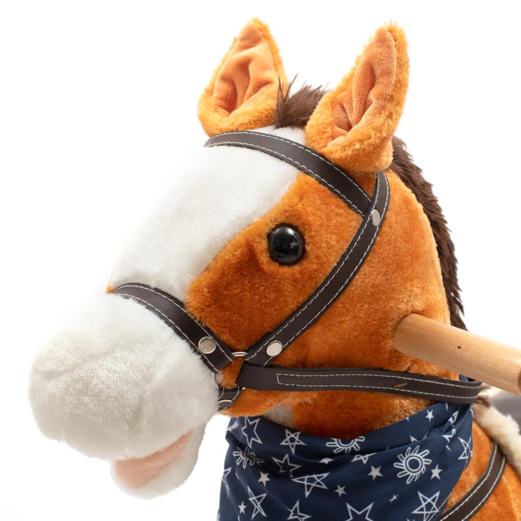 Baby Mix Zeus hobbelpaard met melodie en sjaal