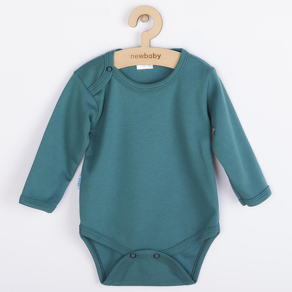 Baby body New Baby Classic II petrol, maat 80 (9-12 mnd)