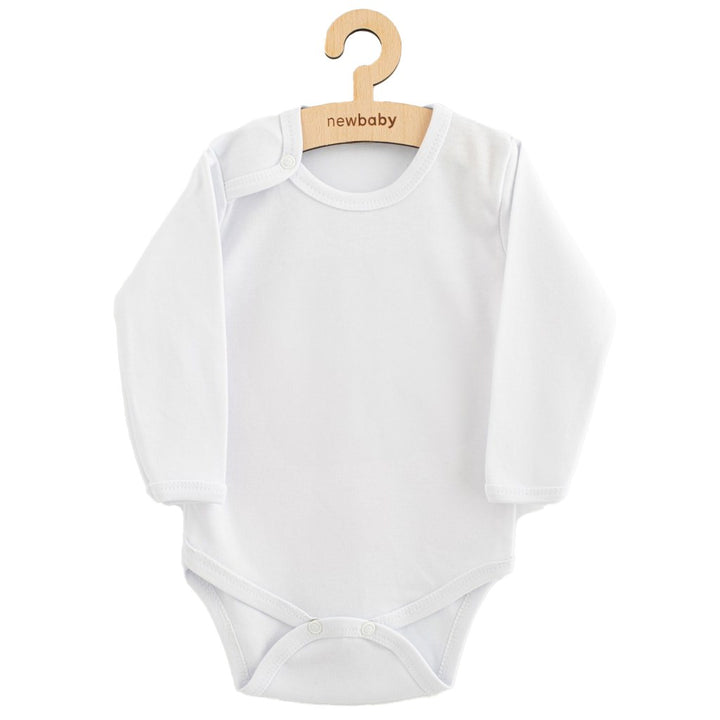 Baby body met lange mouwen New Baby II - wit, maat 98 (2-3 jaar)