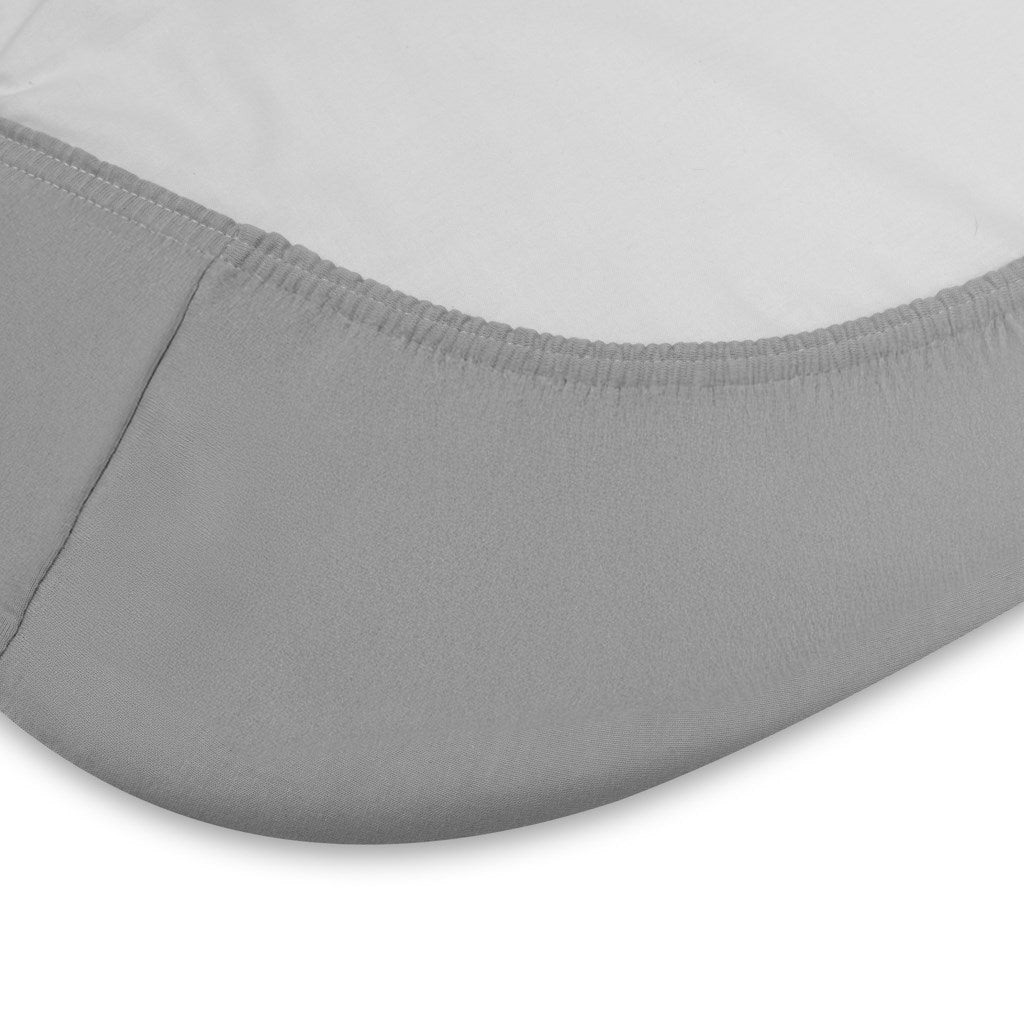 New Baby jersey kinderwagenlaken grijs 35x75 cm