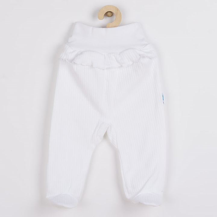 2-delige babyset New Baby Stripes wit, maat 80 (9-12 mnd)