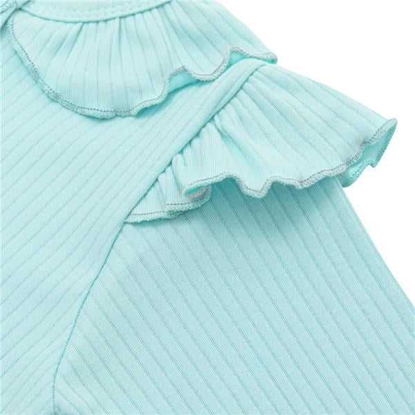 Katoenen babyboxpak New Baby Stripes ijsblauw, maat 74 (6-9 mnd)