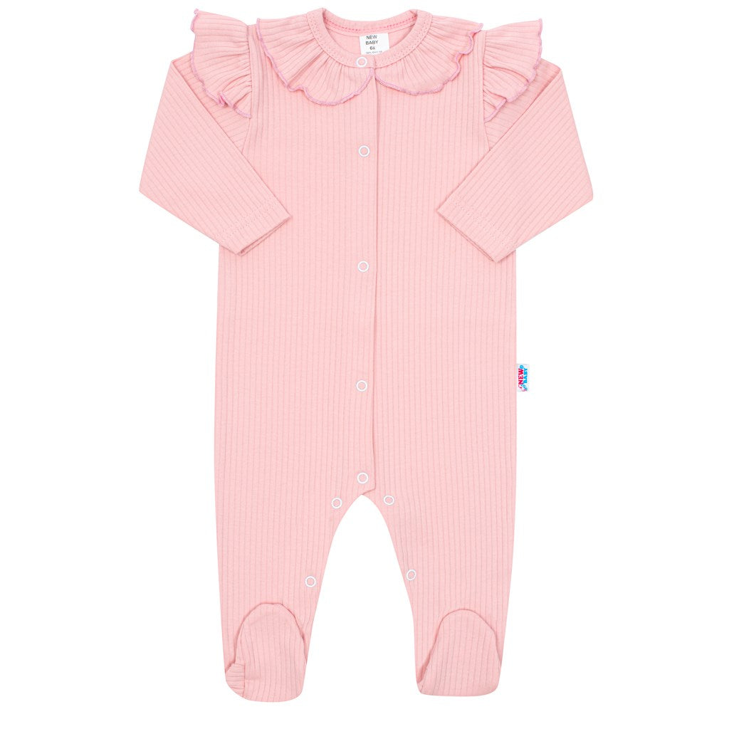 Katoenen babyboxpak New Baby Stripes roze, maat 86 (12-18 mnd)