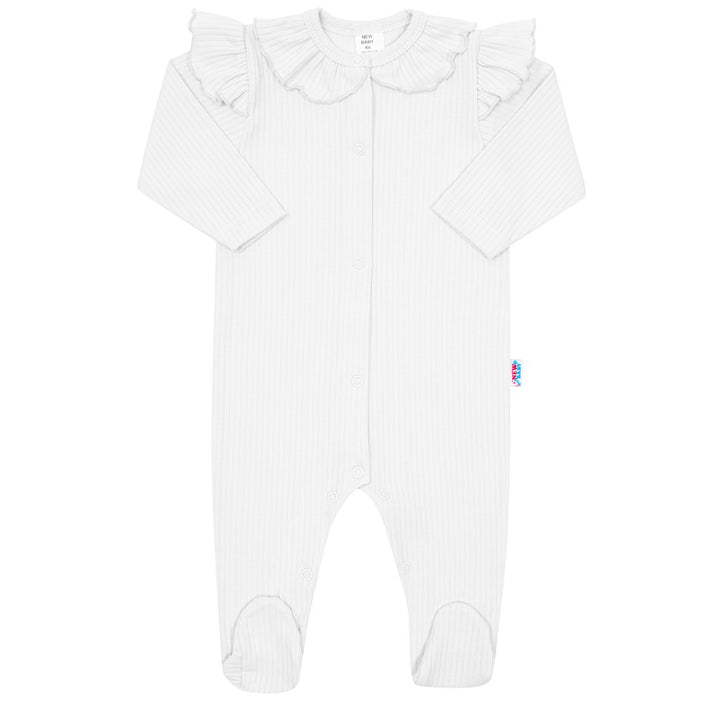 Katoenen babyboxpak New Baby Stripes wit, maat 68 (4-6 mnd)