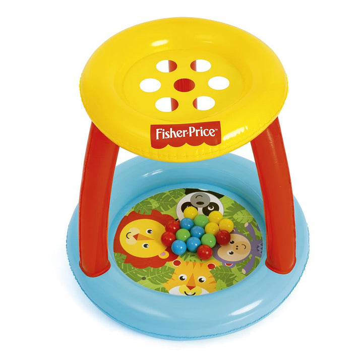 Opblaasbaar kinderspeelcentrum met gaten voor ballen Fisher Price