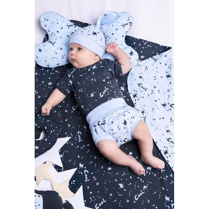 Katoenen baby muts-sjaal Nicol Max licht, maat 80/86