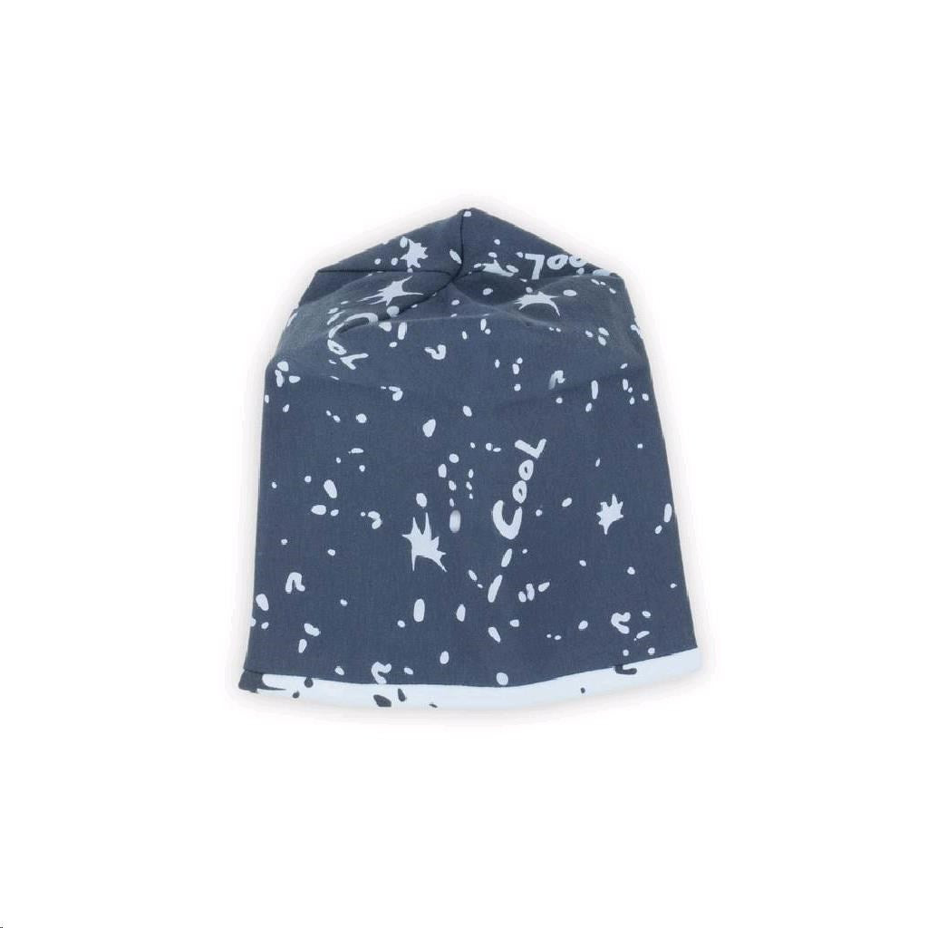 Babymutsje Nicol Max donker, maat 80/86