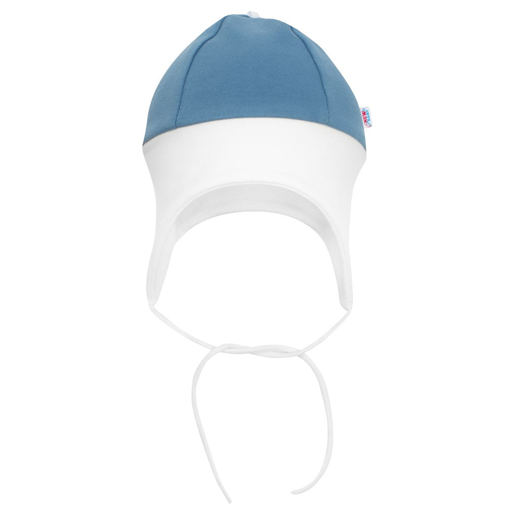 Babymutsje New Baby The Best blauw, maat 80 (9-12 mnd)