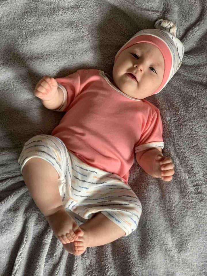 New Baby Summertime katoenen babymeisjesmutsje, maat 62 (3-6 mnd)