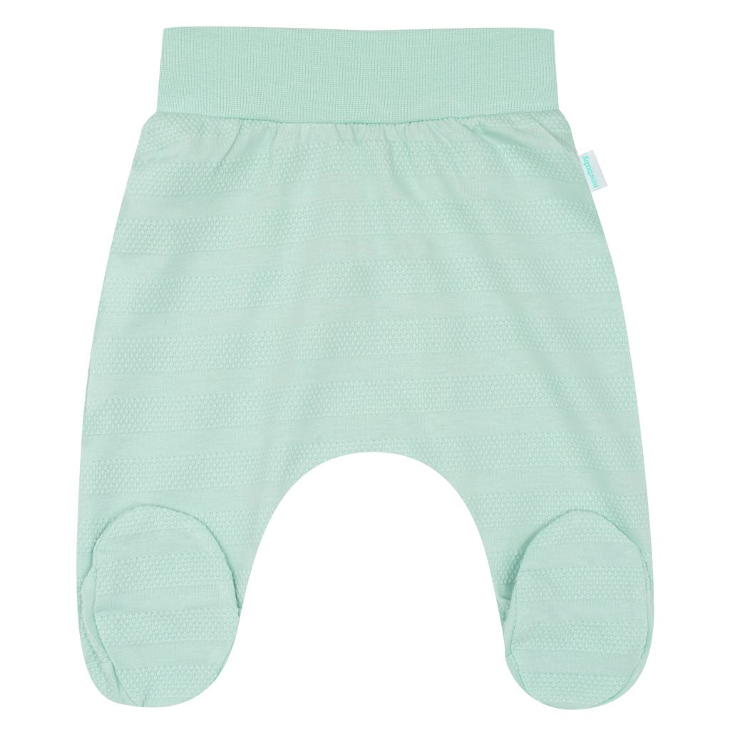 3-delige kraamset New Baby I AM munt, maat 62 (3-6 mnd)