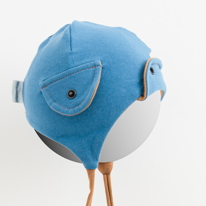 Lente-babymutsje New Baby Special One blauw, maat 56 (0-3 mnd)
