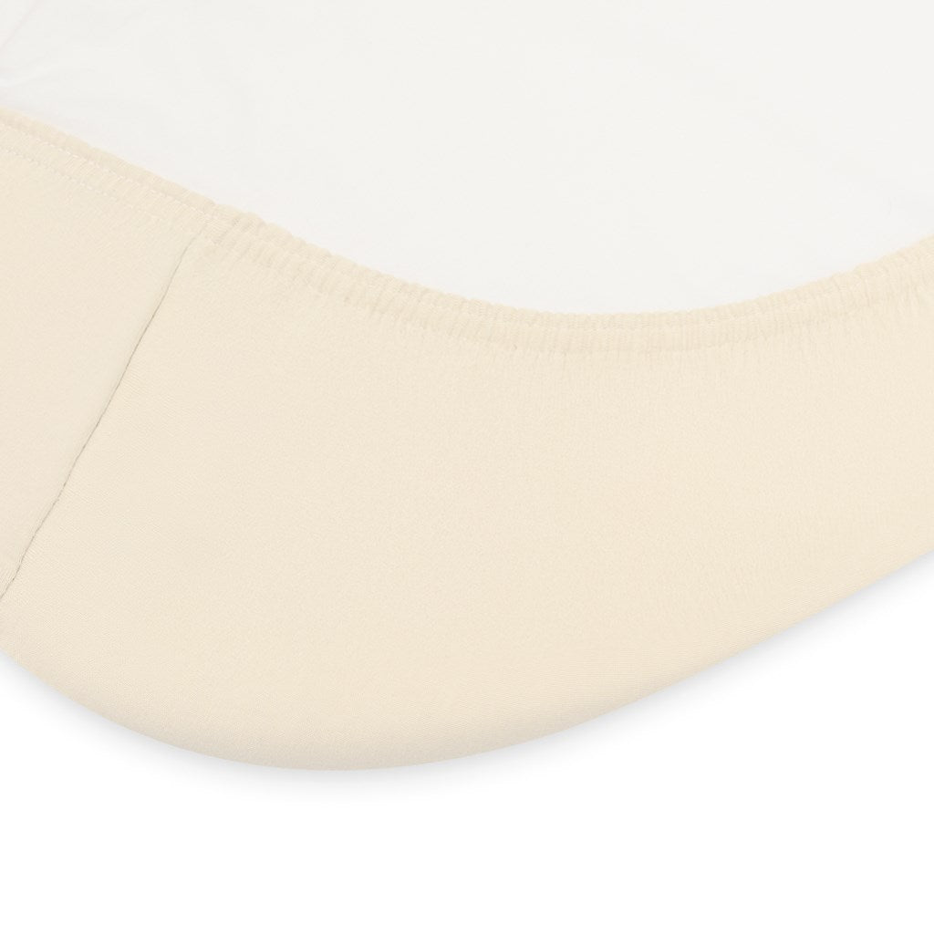 Jersey laken voor kinderwagen New Baby crème 35x75 cm