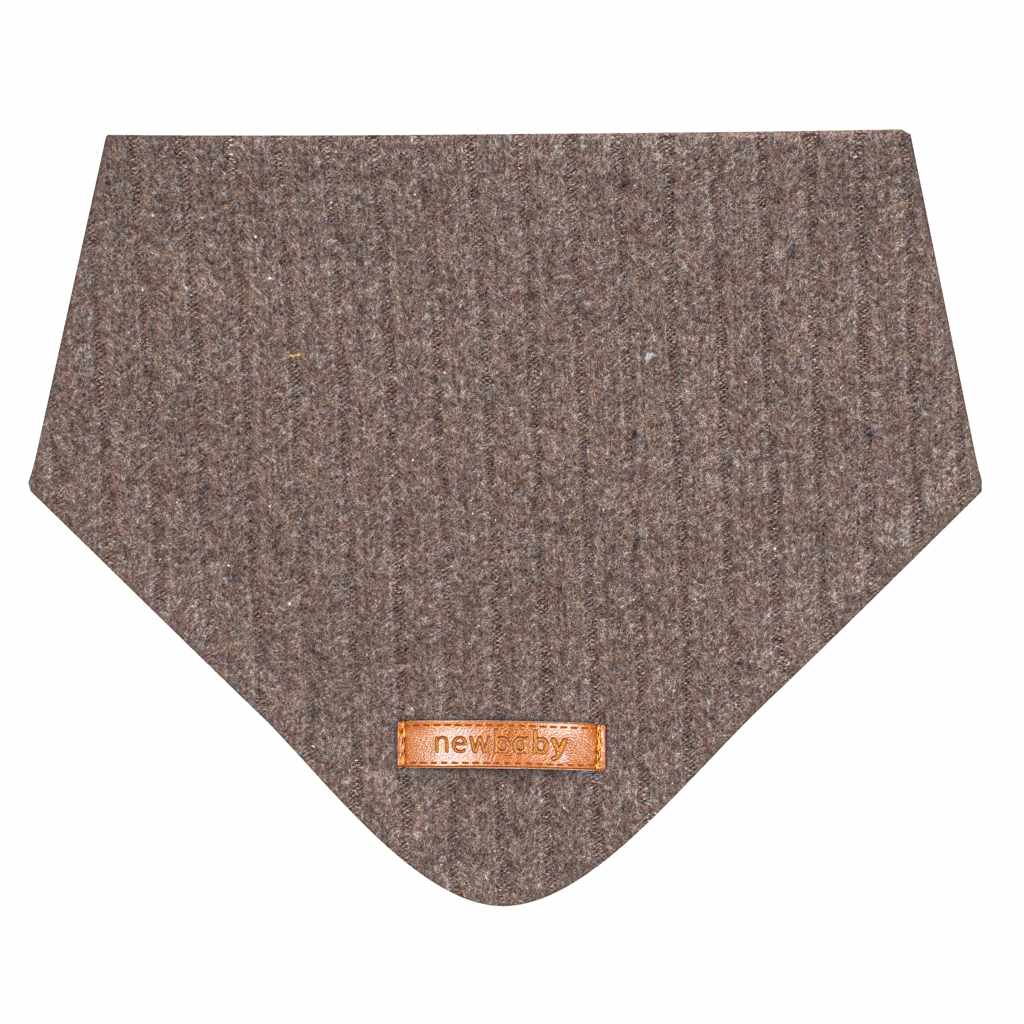Herfst-babymutsje met nekwarmer New Baby Special One bruin, maat 74 (6-9 mnd)