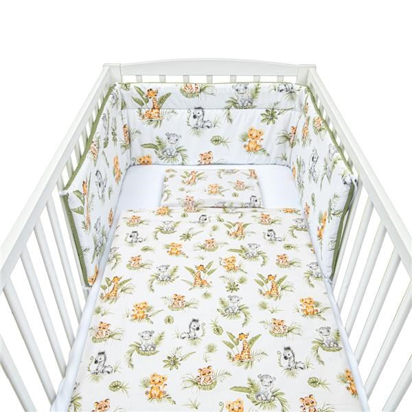 3-delig beddengoed New Baby 100/135 cm Jungle