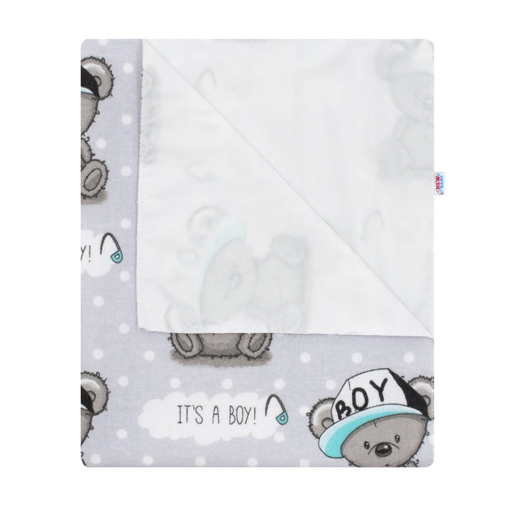 Waterdichte flanellen onderlegger New Baby jongen