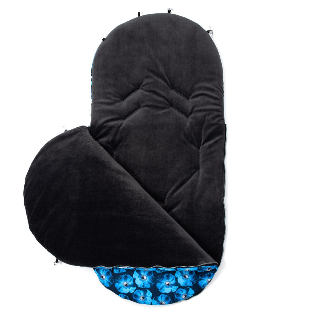 New Baby babyvoetenzak blauw
