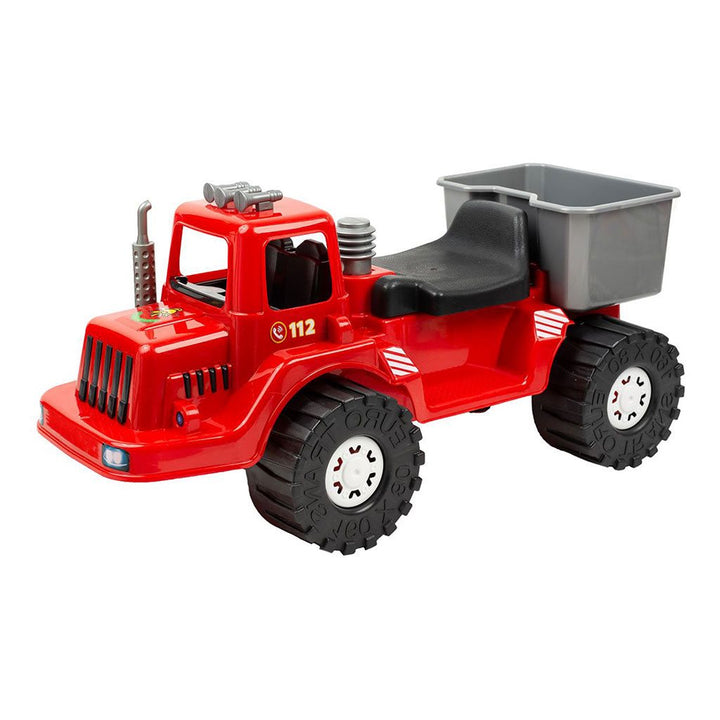 Kinderbrandweerloopauto BAYO HASICI 70 cm rood