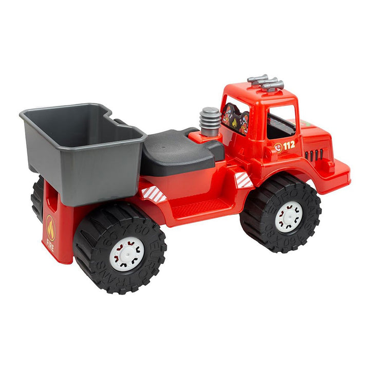 Kinderbrandweerloopauto BAYO HASICI 70 cm rood