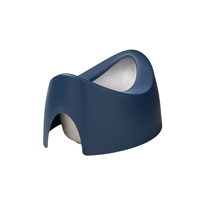 Dubbelzijdig ergonomisch kinderpotje met tuit Teggi blauw