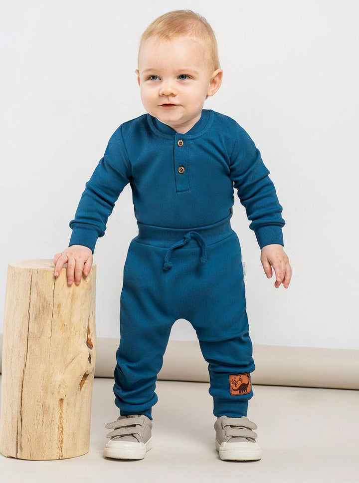 Babyjoggingbroek Nicol Ivo blauw, maat 56 (0-3 mnd)