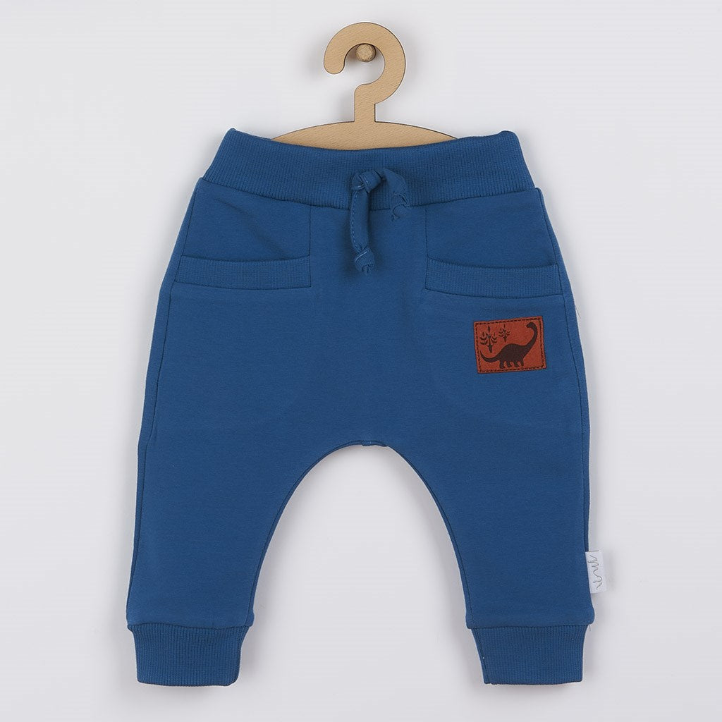 Babyjoggingbroek Nicol Ivo blauw, maat 62 (3-6 mnd)