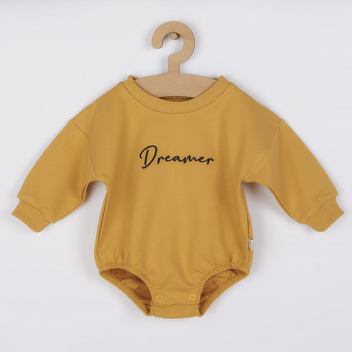 Baby body baggy Koala Dreamer mosterd, maat 62 (3-6 mnd)