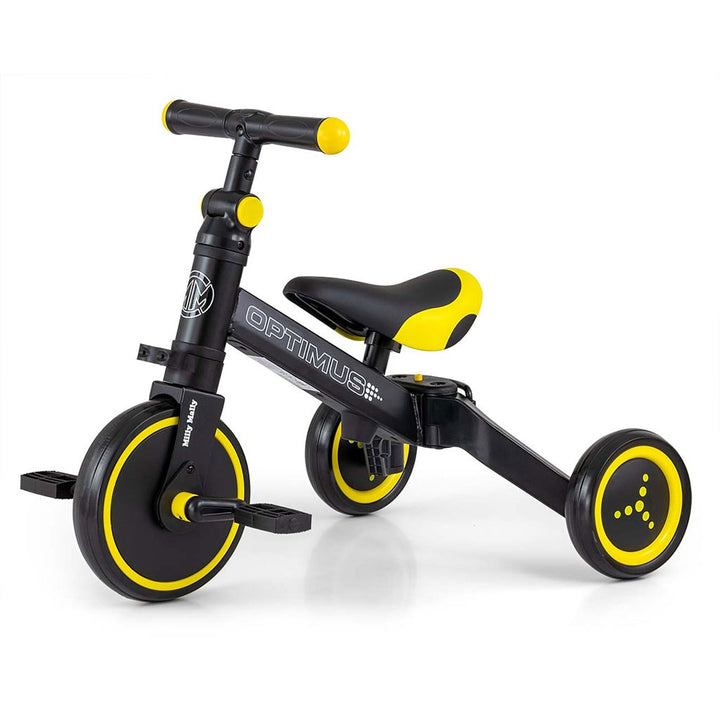 Milly Mally Optimus 3-in-1 driewieler zwart