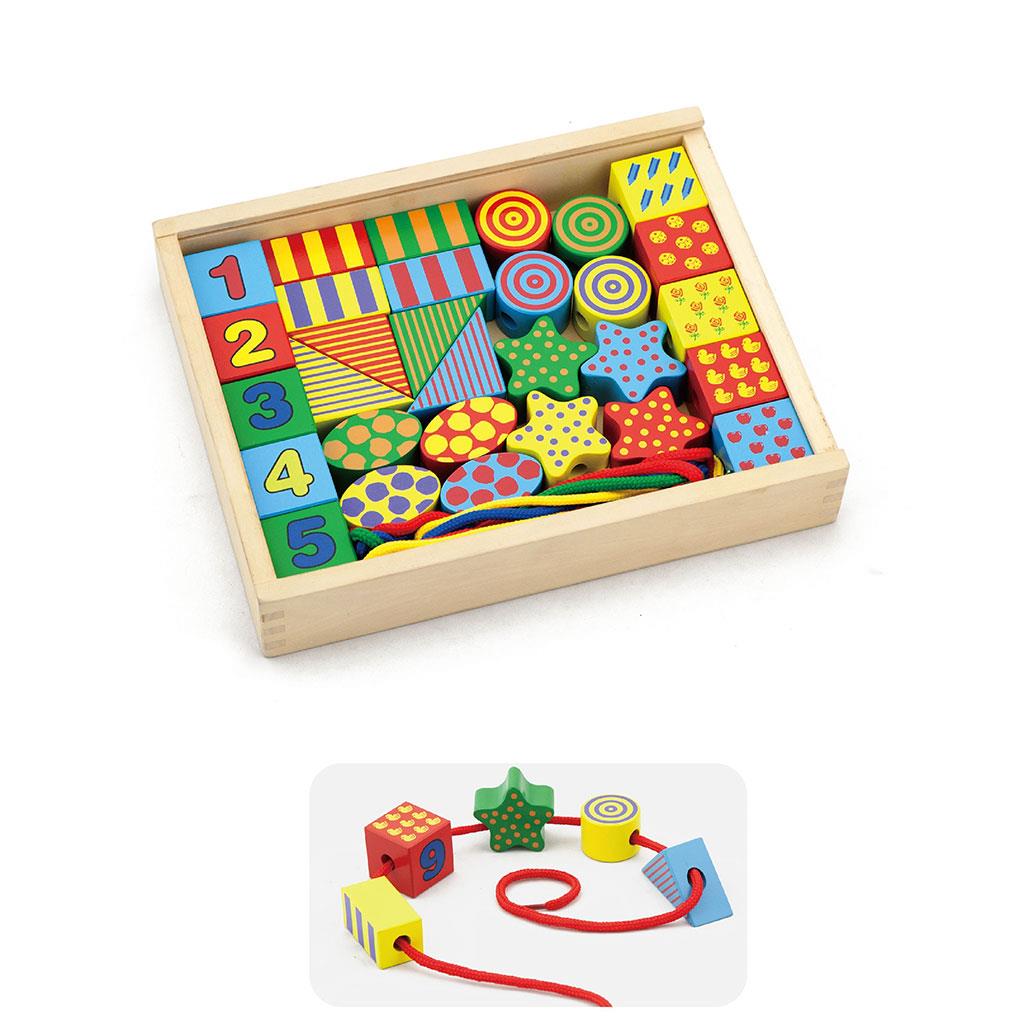 Houten rijgset Viga