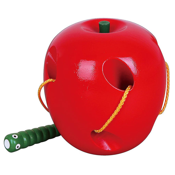 Houten spel Viga Worm in de appel