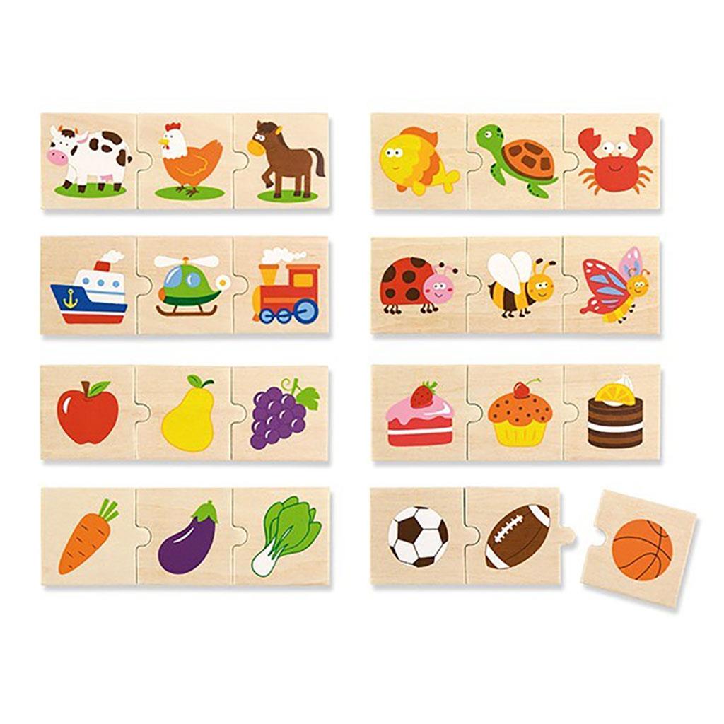 Houten logica-puzzel Viga 24 st.