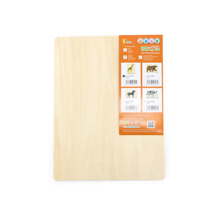 Houten kinderpuzzel Montessori Viga Giraffe