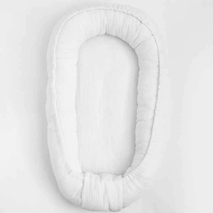Mousseline babynestje New Baby wit