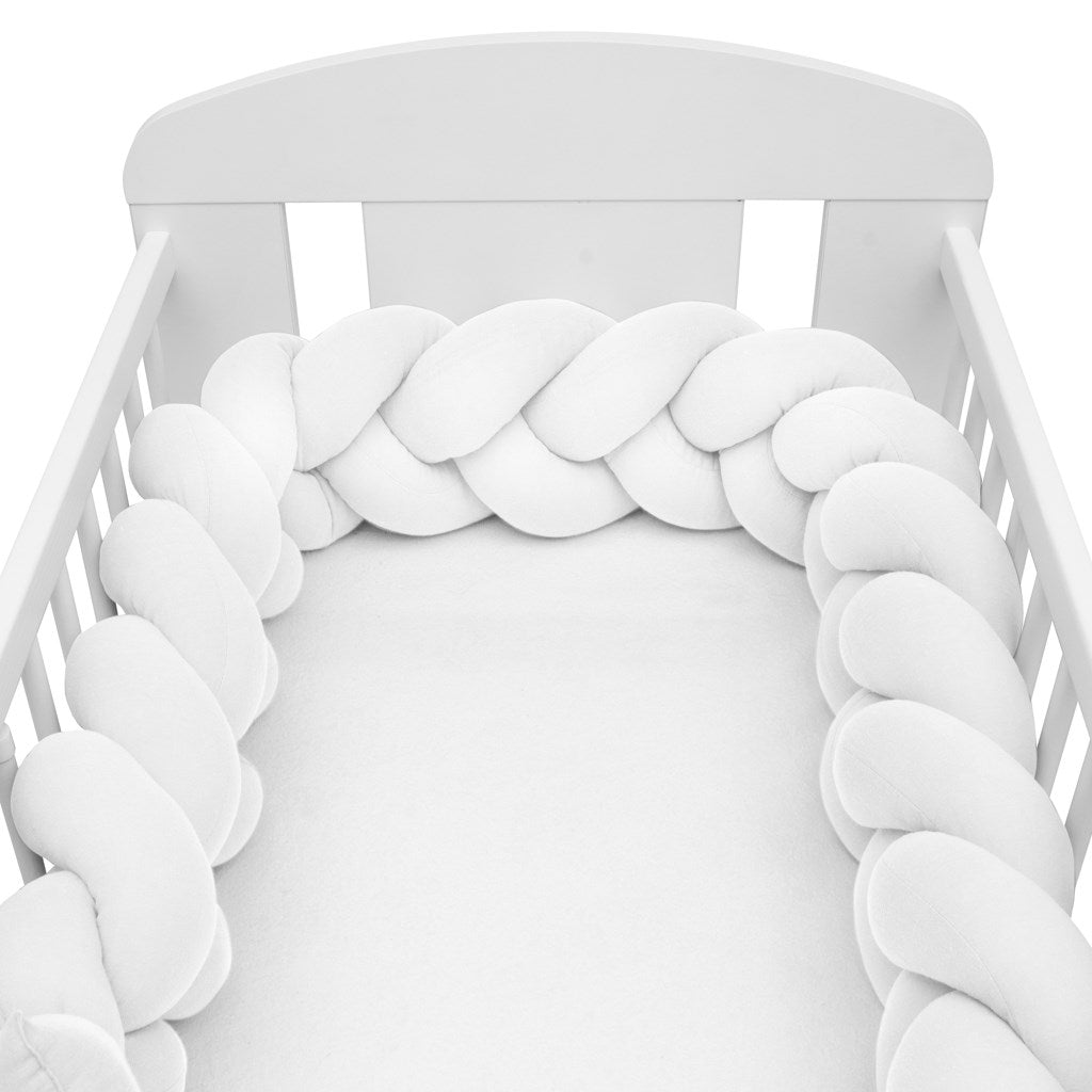 Mousseline bedhekrand New Baby wit